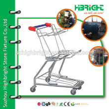 no folding easy pushing shopping cart